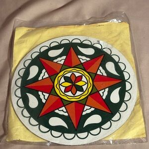 Colorful Vintage Pennsylvania Dutch Hex Sign Zook